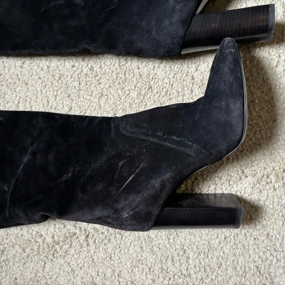 Saint Laurent Meurice tassel suede boots - Picture 4 of 14